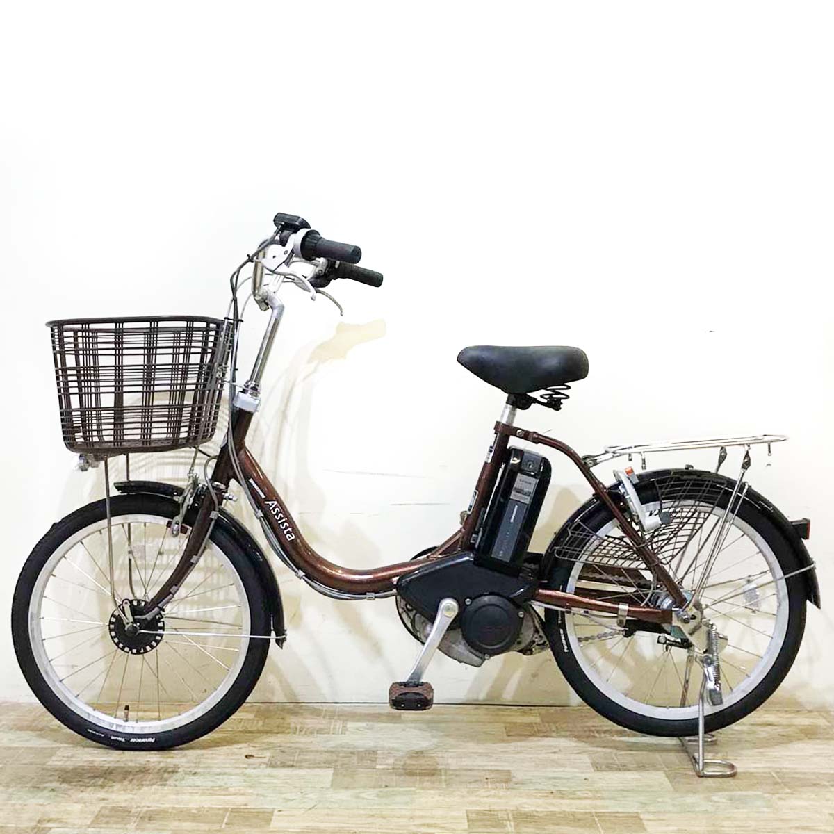 ブリヂストン アシスタ コンパクト ブラウン 20インチ KV115 【中古車】