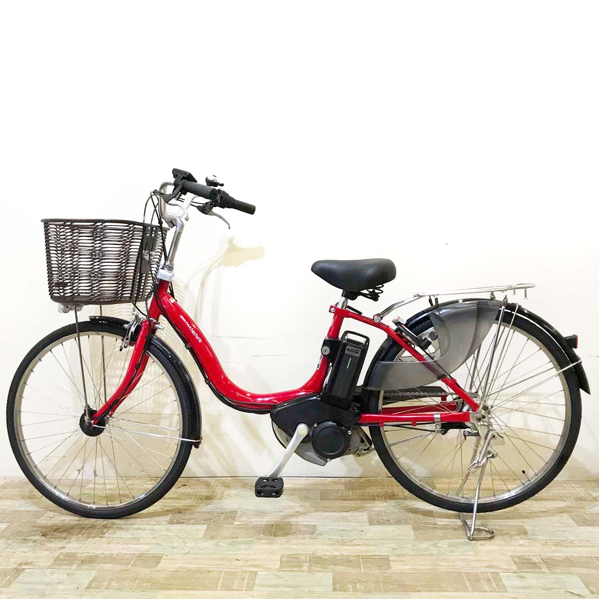 ヤマハ PAS ナチュラ L レッド 24インチ KV120【中古車】