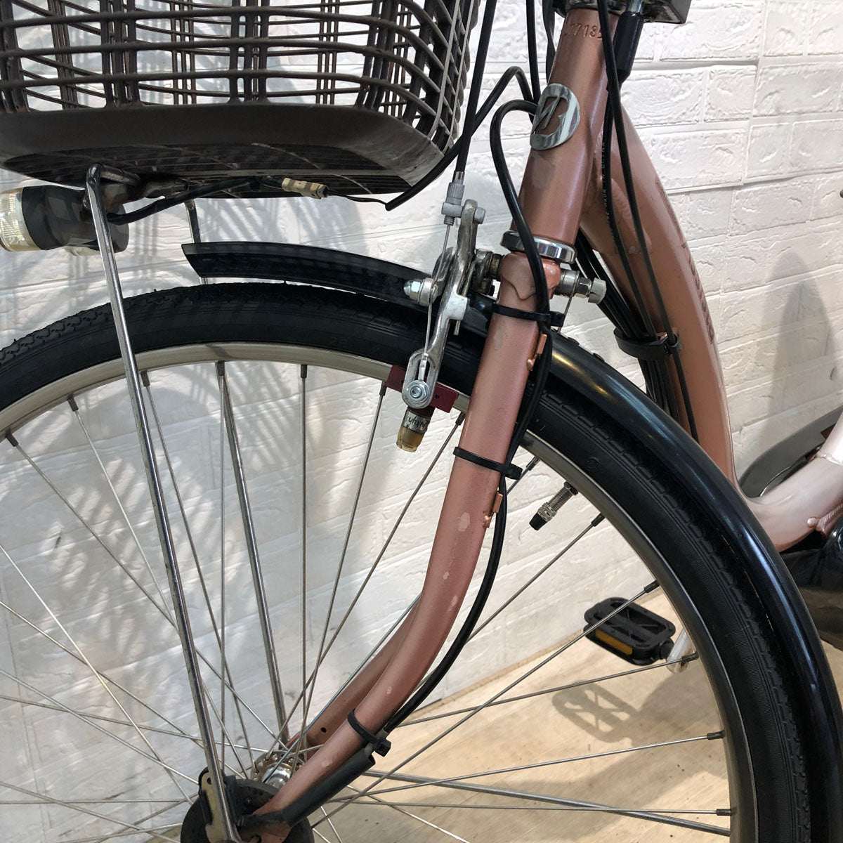 ブリヂストン アシスタ DX ピンク 26インチ YU059 【中古車】