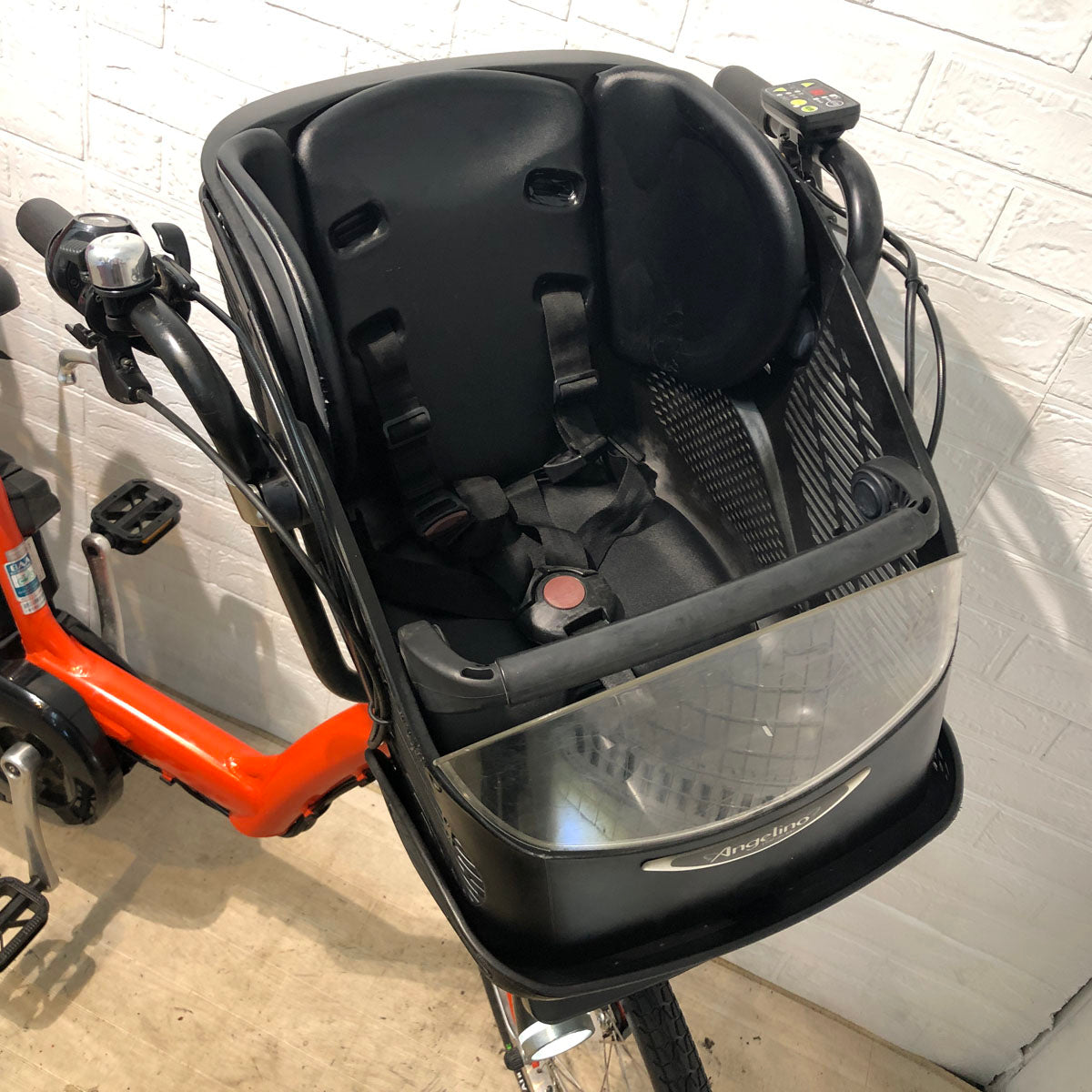 ブリヂストン アンジェリーノ e オレンジ 前22×後26インチ YU064【中古車】