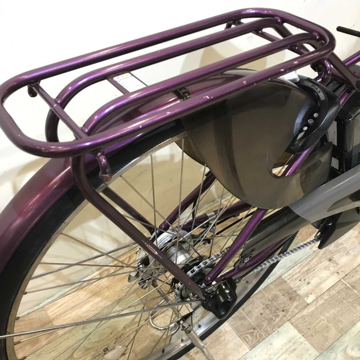 ヤマハ PAS ナチュラ L DX パープル 26インチ KR068 【中古車】