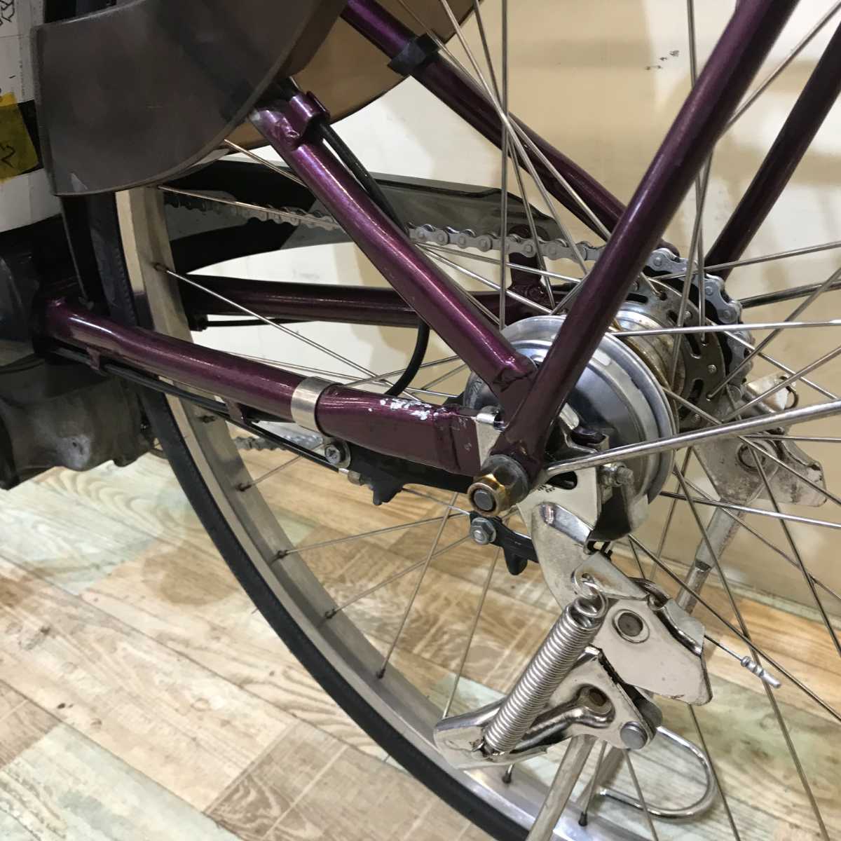 ヤマハ PAS ナチュラ L DX パープル 26インチ KR068 【中古車】