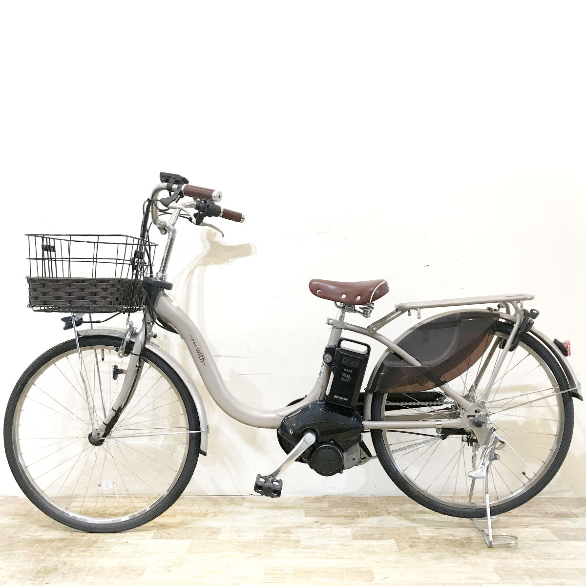 ヤマハ PAS With DX パス ウィズ DX グレージュ 24インチ KF087【中古車】