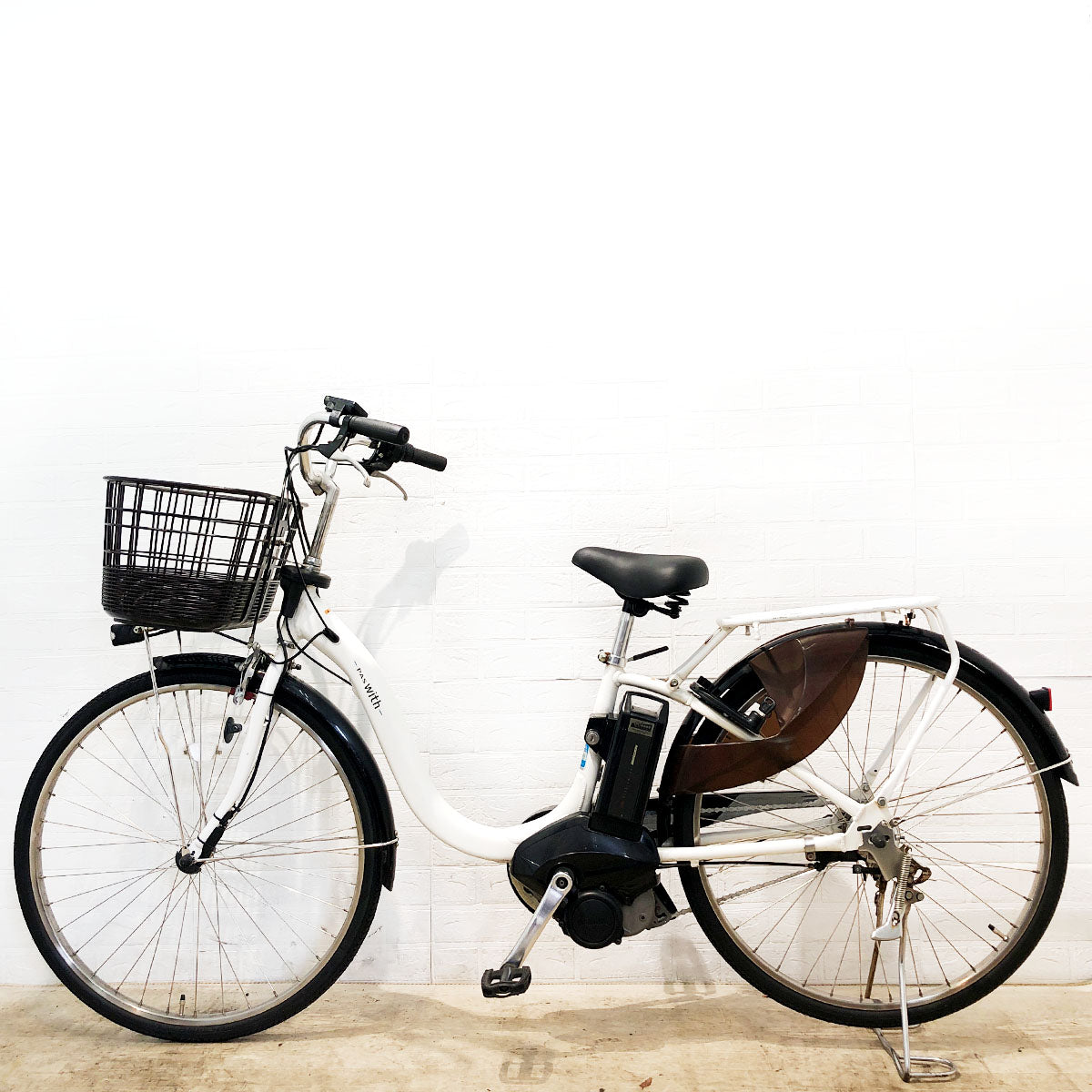 ヤマハ PAS With パス ウィズ ホワイト 26インチ YP074 【中古車】
