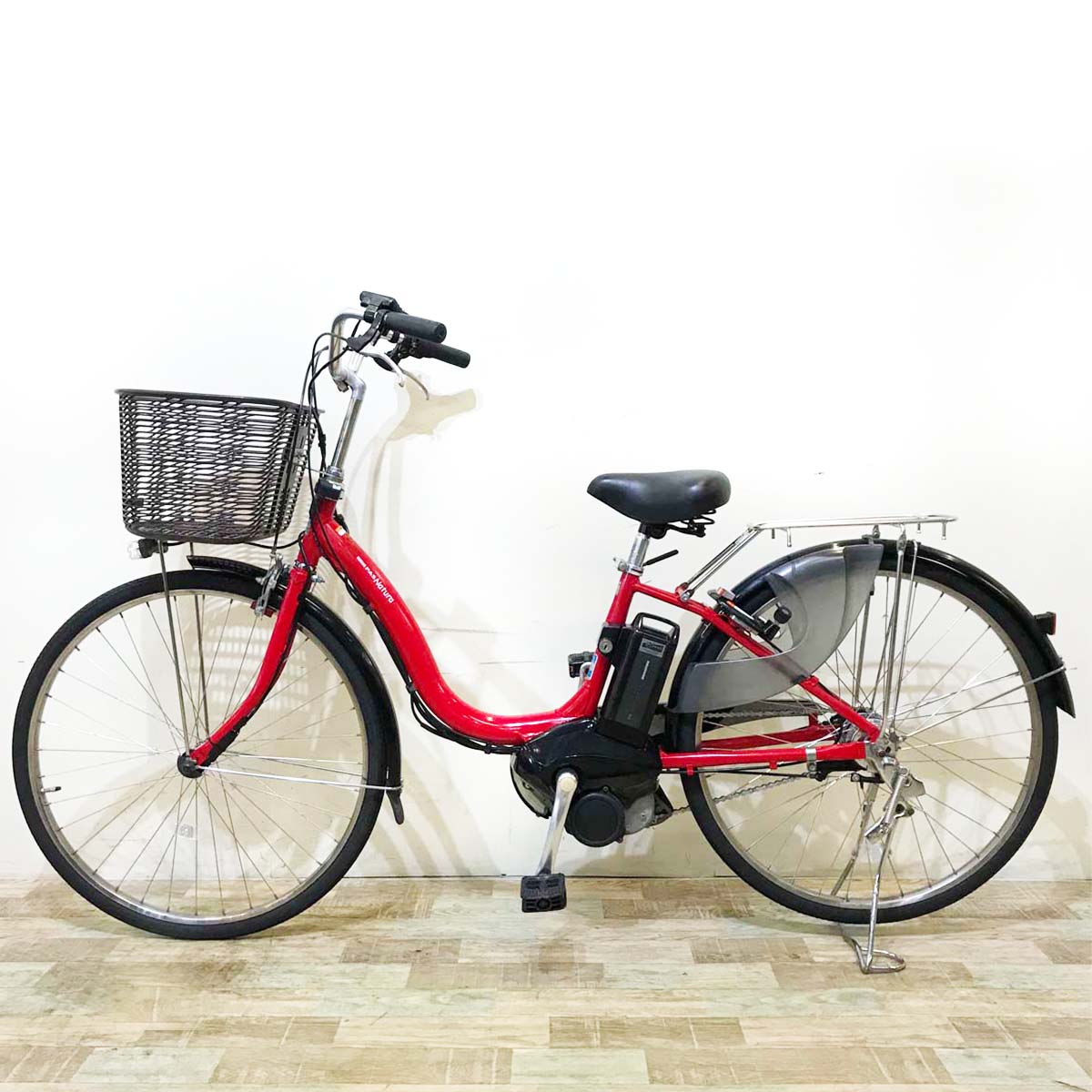 ヤマハ PAS ナチュラ XL レッド 26インチ KW012【中古車】