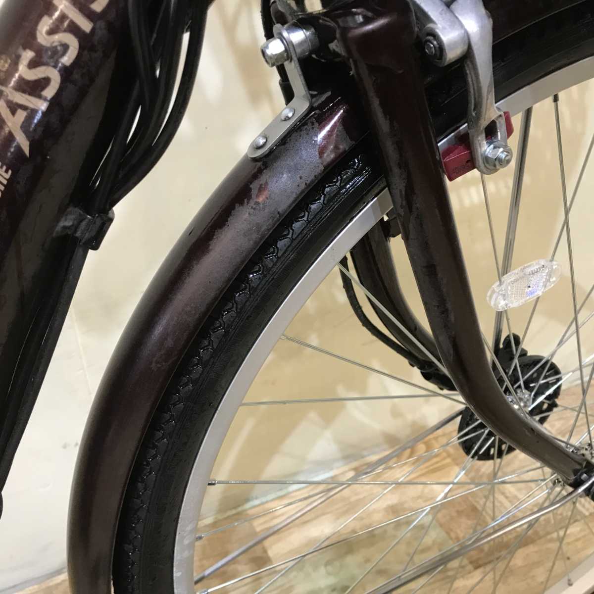 ブリヂストン アシスタ ファイン ブラウン 26インチ KR080 【中古車】