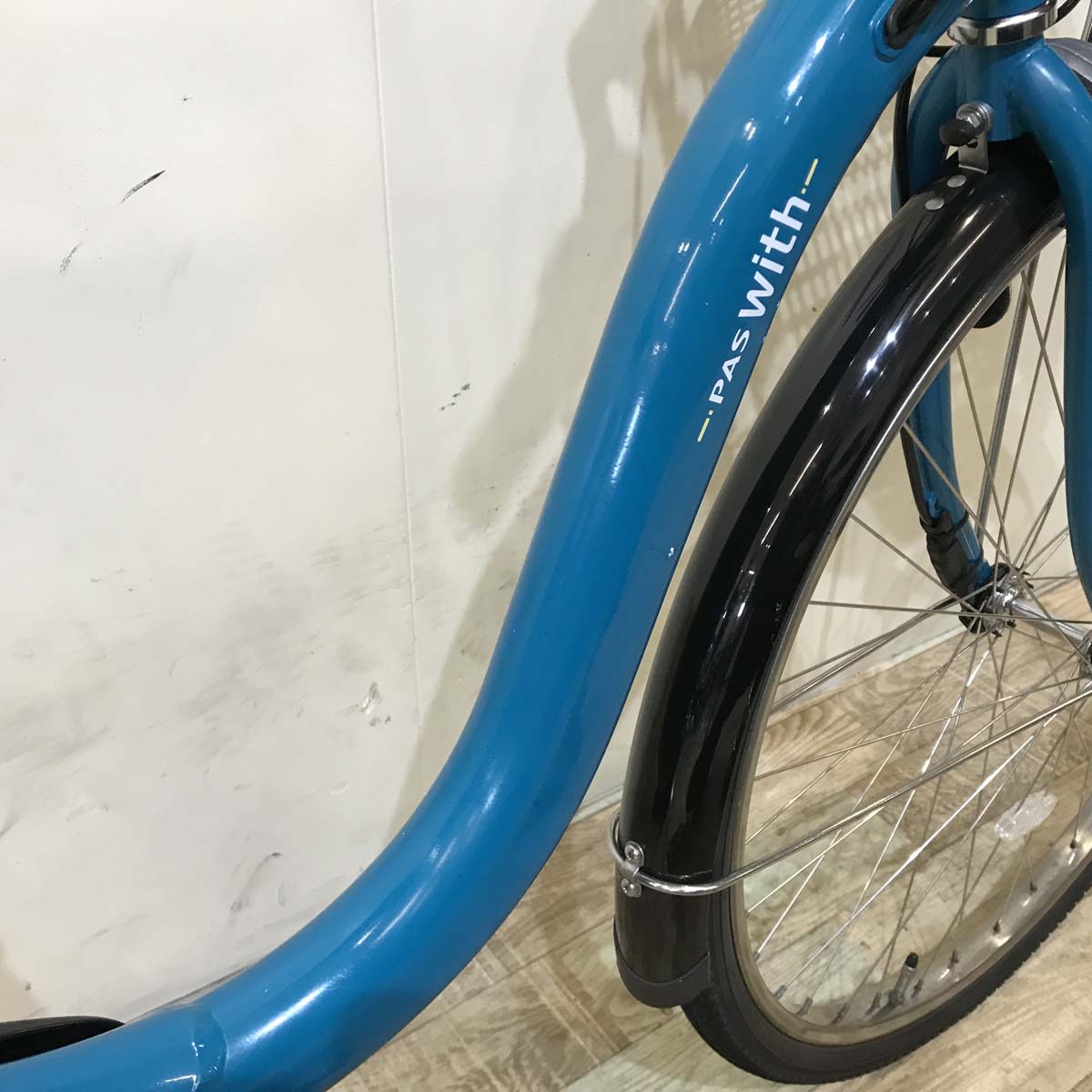 ヤマハ PAS With パス ウィズ ブルー 26インチ KW016 【中古車】