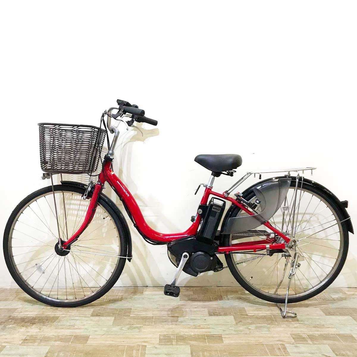 ヤマハ PAS ナチュラ L レッド 26インチ KW043 【中古車】