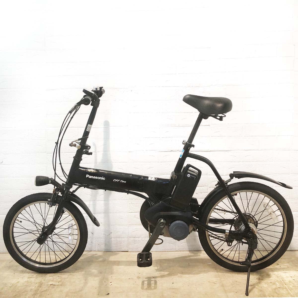 折りたたみ パナソニック オフタイム ブラック 前18×後20インチ YU110 【中古車】