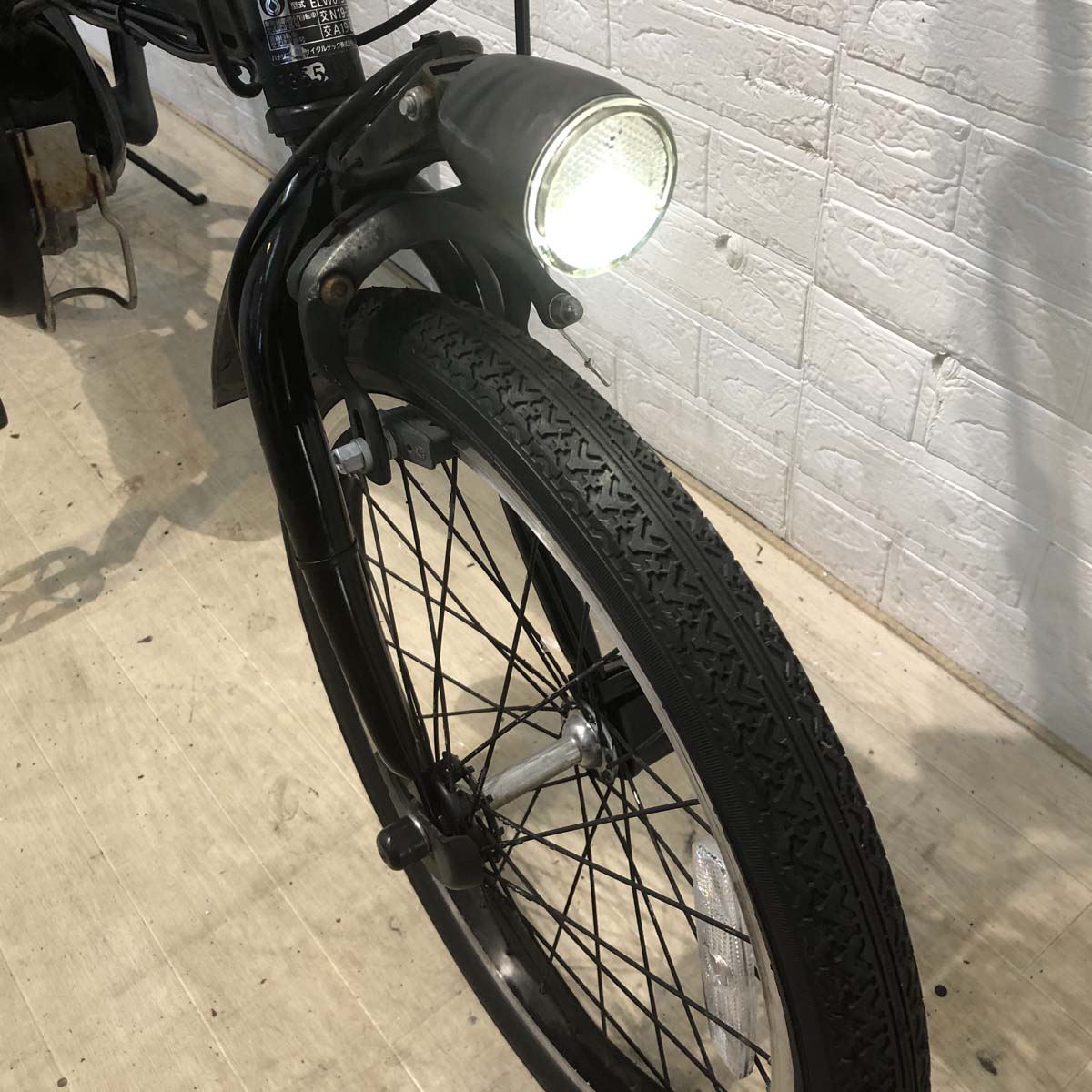折りたたみ パナソニック オフタイム ブラック 前18×後20インチ YU110 【中古車】
