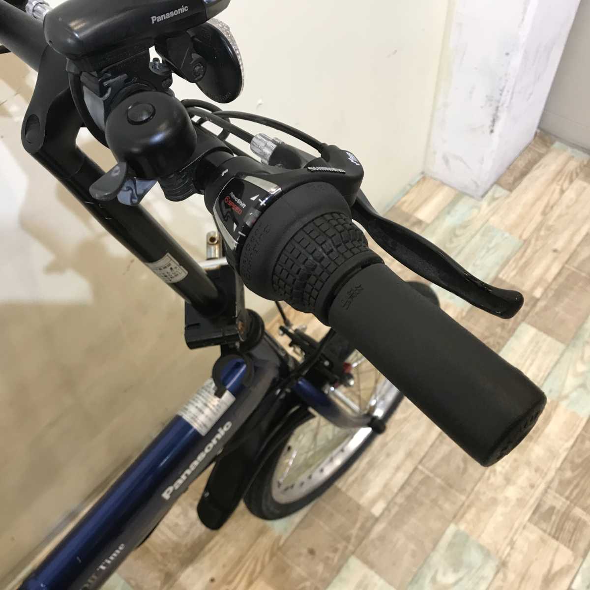 折りたたみ パナソニック オフタイム ネイビー 前18×後20インチ KR114 【中古車】