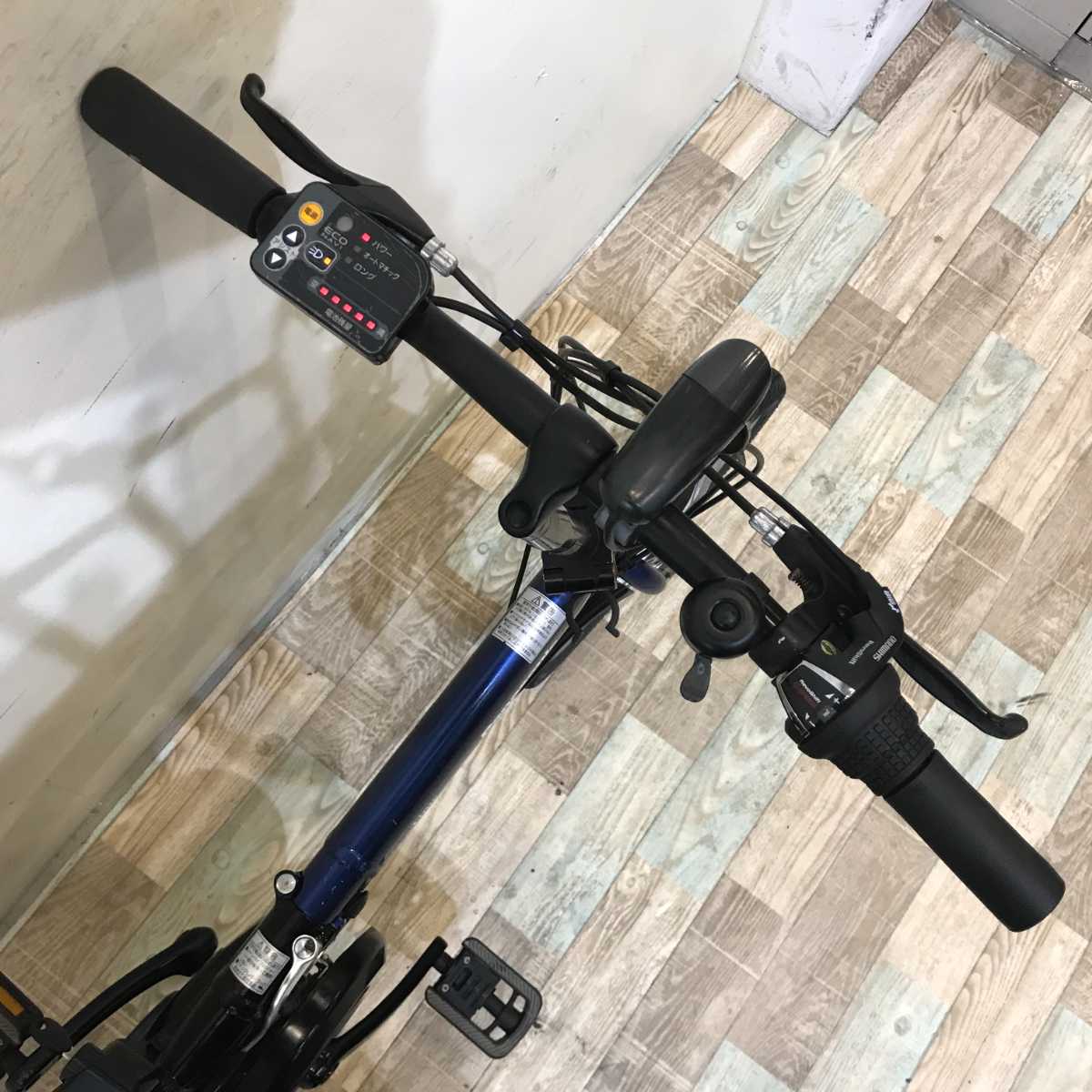 折りたたみ パナソニック オフタイム ネイビー 前18×後20インチ KR114 【中古車】