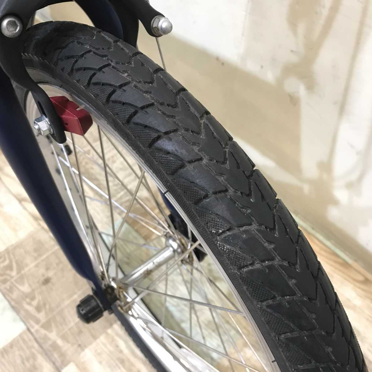 折りたたみ パナソニック オフタイム ネイビー 前18×後20インチ KR114 【中古車】
