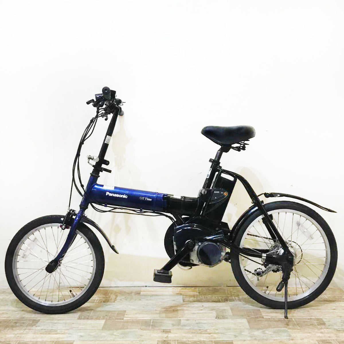 折りたたみ パナソニック オフタイム ネイビー 前18×後20インチ KR114 【中古車】