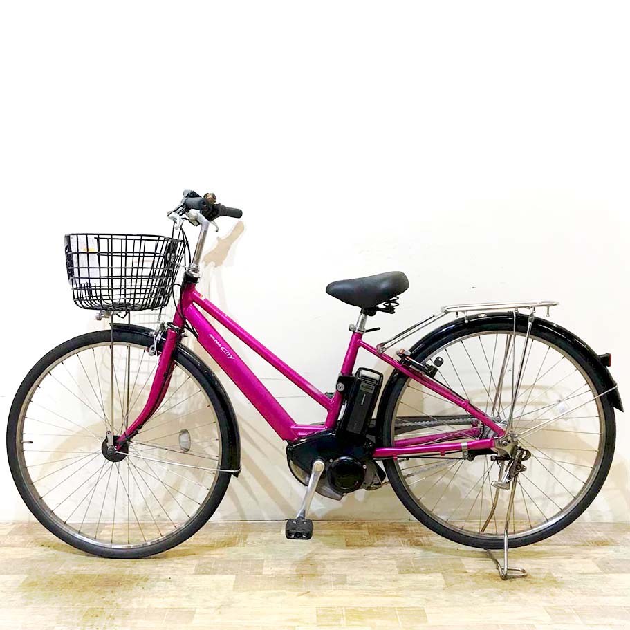 【1万円引き!】ヤマハ PAS CITY S5 パス シティ S5 ピンク 27インチ KF138 【中古車】