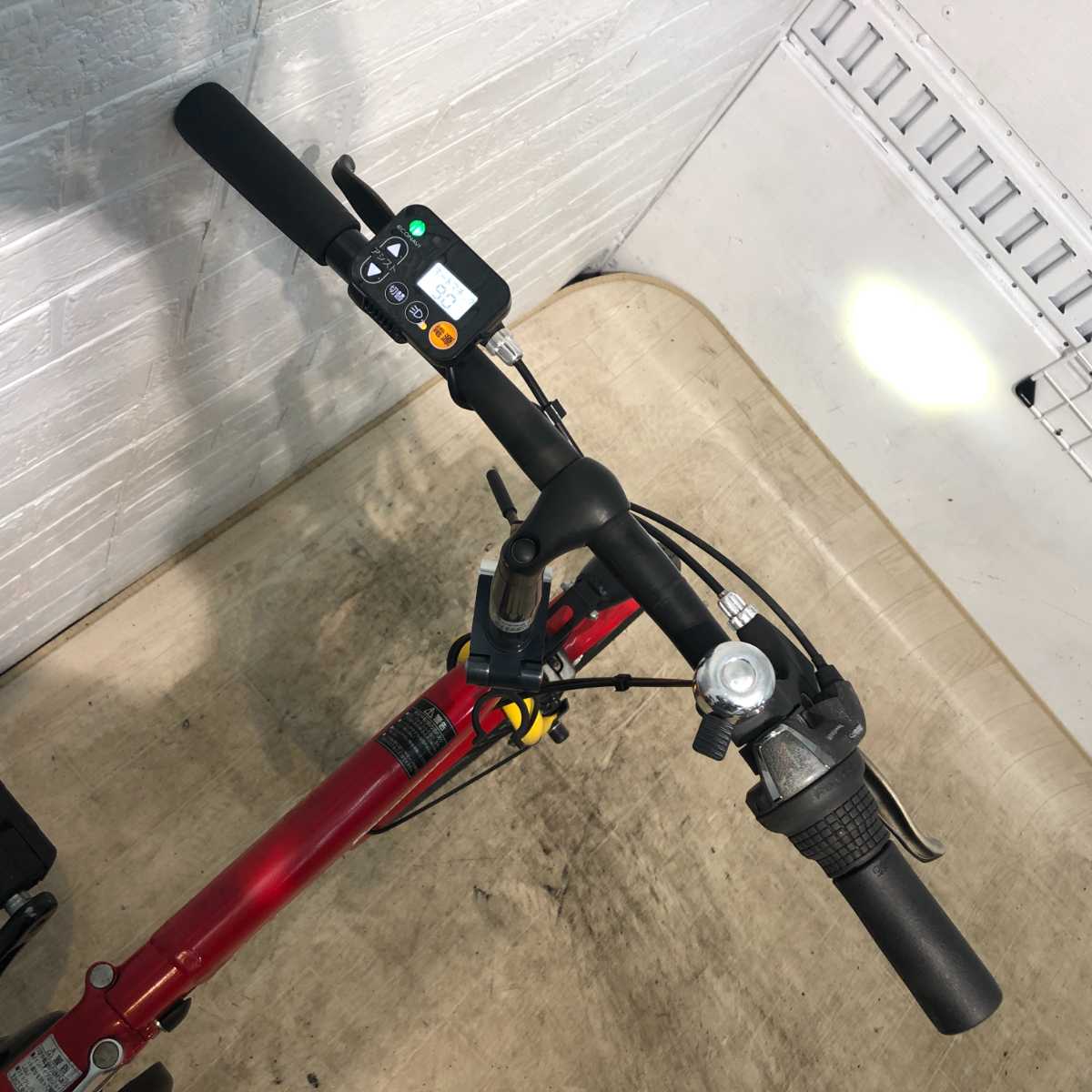 折りたたみ パナソニック オフタイム レッド × イエロー 前18×後20インチ YN054 【中古車】