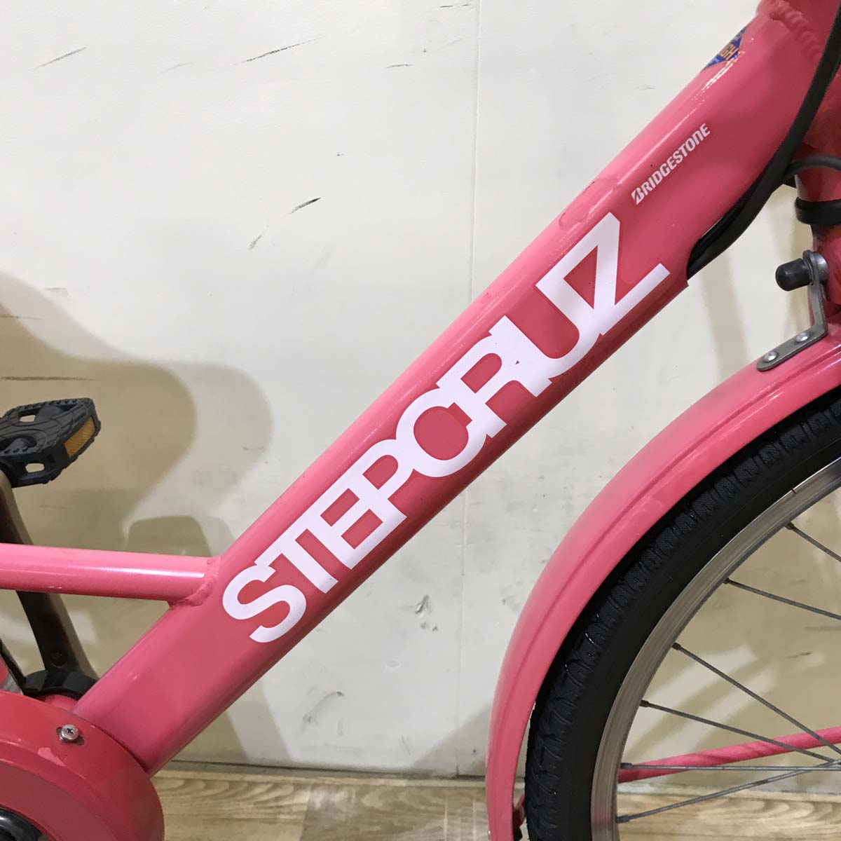 ブリヂストン ステップクルーズ ピンク 26インチ KW075【中古車】