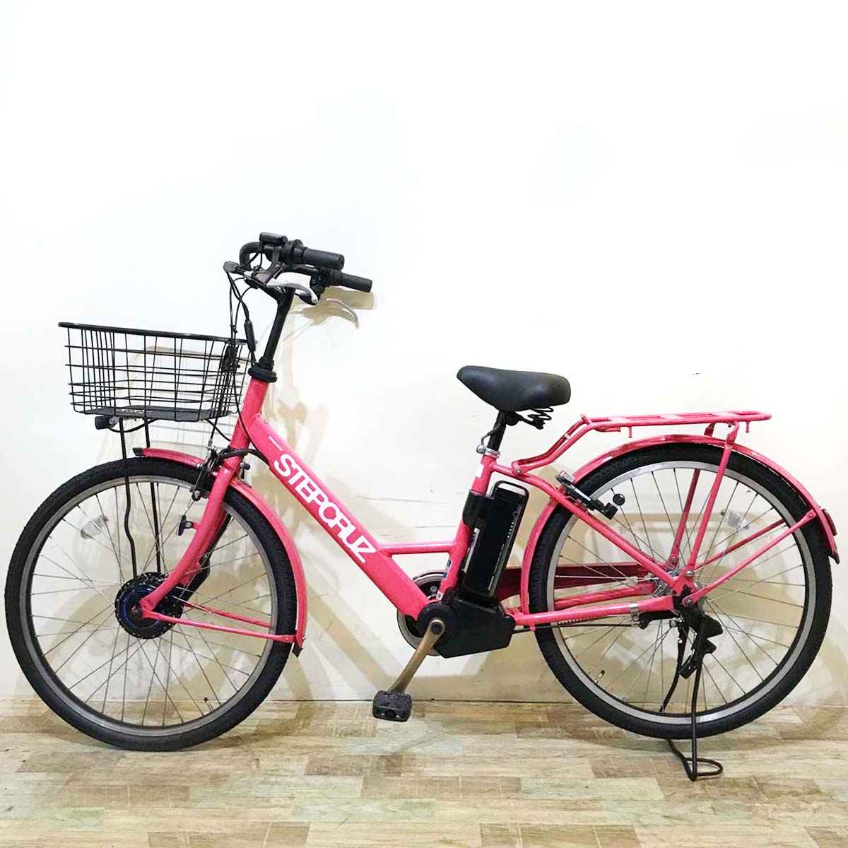 ブリヂストン ステップクルーズ ピンク 26インチ KW075【中古車】