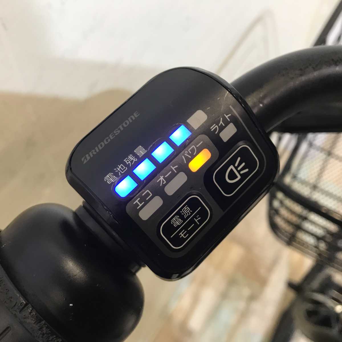 ブリヂストン ステップクルーズ e カーキ 26インチ KS029 【中古車】