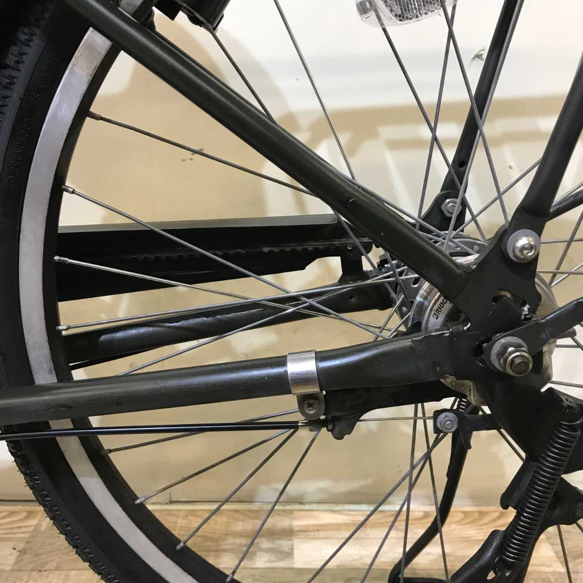 ブリヂストン ステップクルーズ e カーキ 26インチ KS029 【中古車】