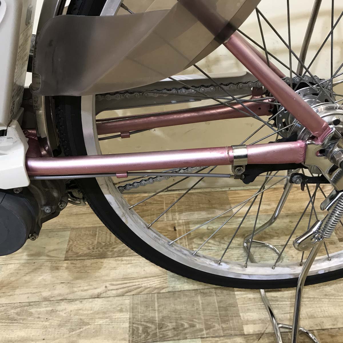 【バッテリー・充電器無し】パナソニック ビビ NX ピンク 26インチ KW095 【中古車】
