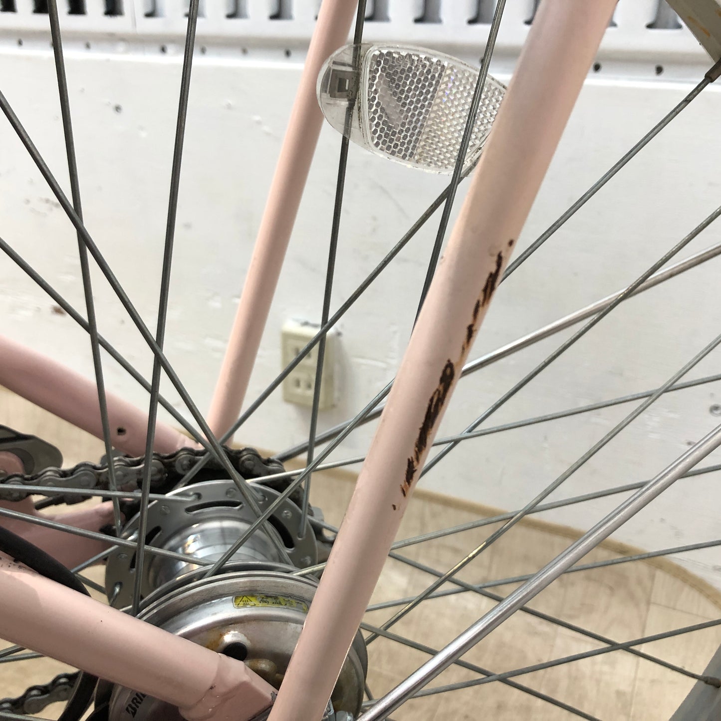 ブリヂストン アシスタ ファイン ピンク 24インチ YQ025 【中古車】