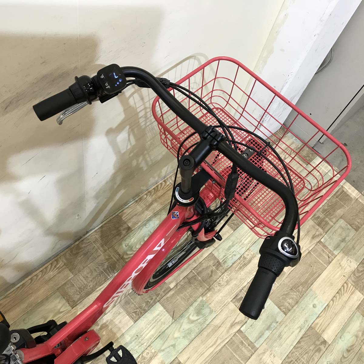 ブリヂストン ステップクルーズ e ピンク 26インチ KW106【中古車】