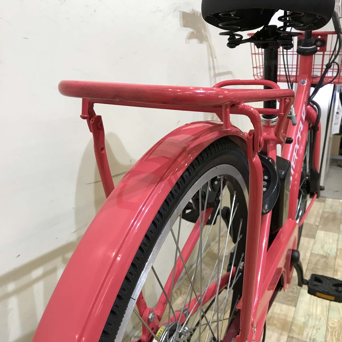 ブリヂストン ステップクルーズ e ピンク 26インチ KW106【中古車】