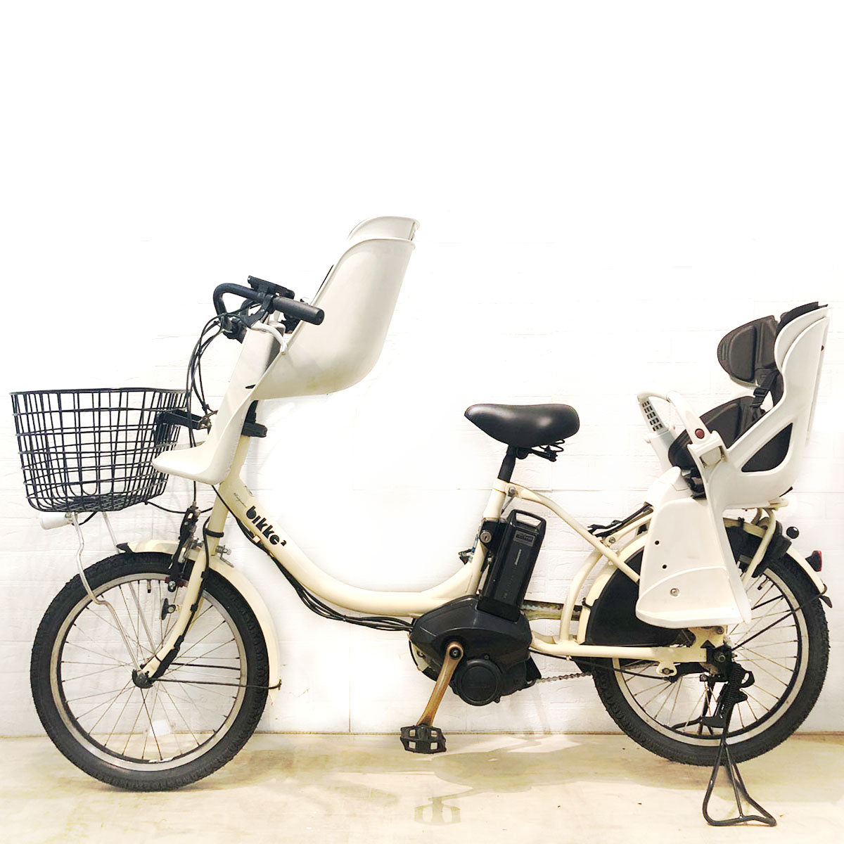 ブリヂストン bikke 2 e ビッケ ツー イー ベージュ 20インチ YC057 【中古車】