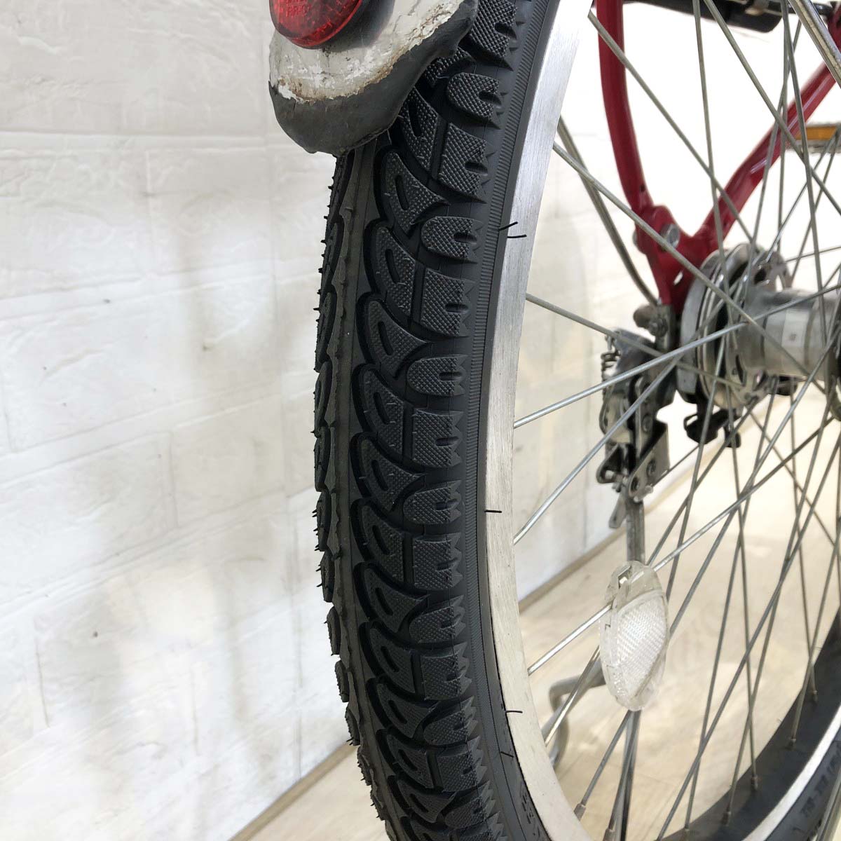 ブリヂストン ハイディ2 レッド 26インチ YH077 【中古車】
