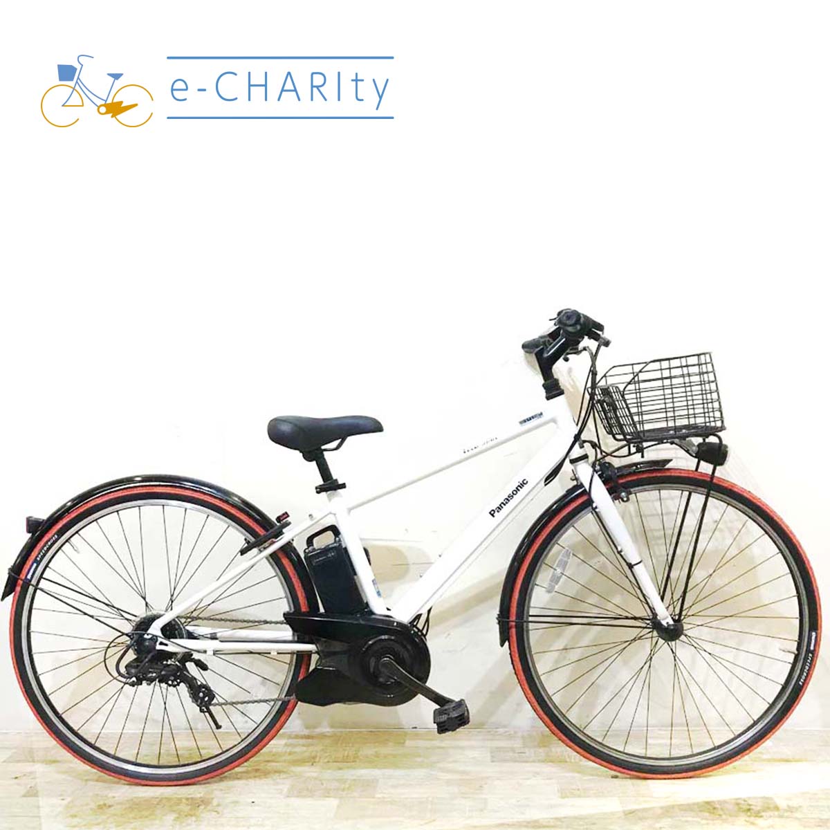 中古電動自転車 パナソニック ベロスター ホワイト 700×38C KA112 – e