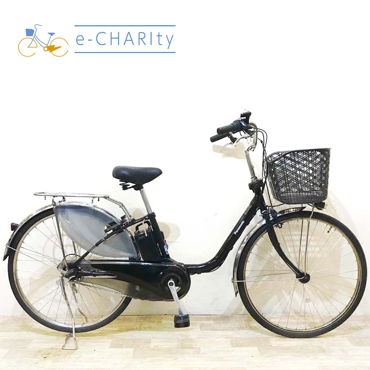 中古電動自転車 パナソニック ビビ DX ブラック 26インチ KZ078