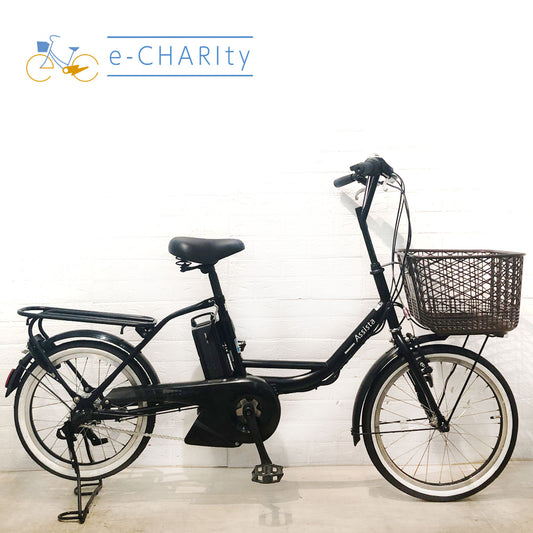 ブリヂストン アシスタ ファイン ミニ ブラック 前20×後18インチ YW043 【中古車】