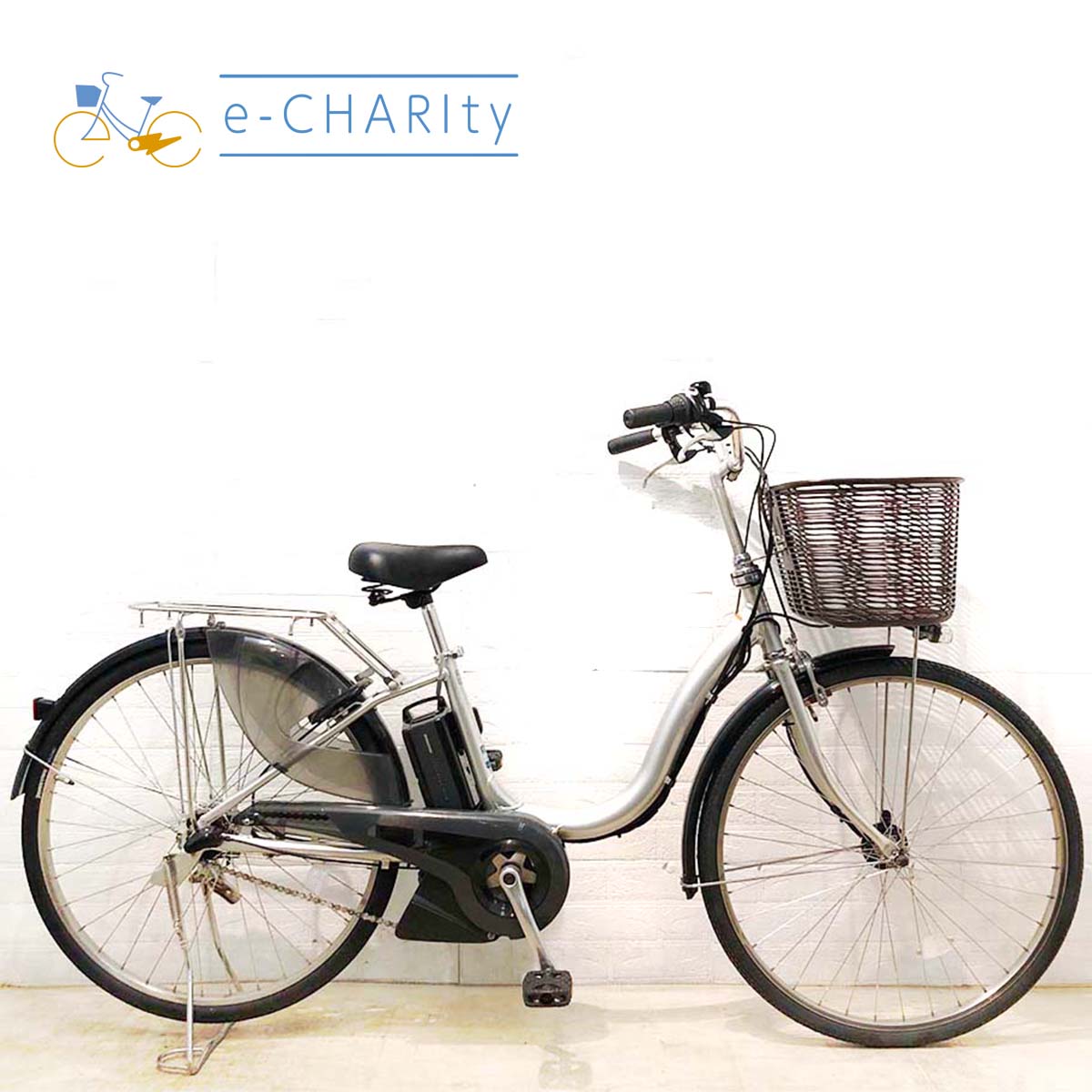 なな　3539 ヤマハ PASナチュラ 26インチ シルバー 中古電動自転車 ヤマハ PAS ナチュラ L シルバー 26インチ YX120 – e