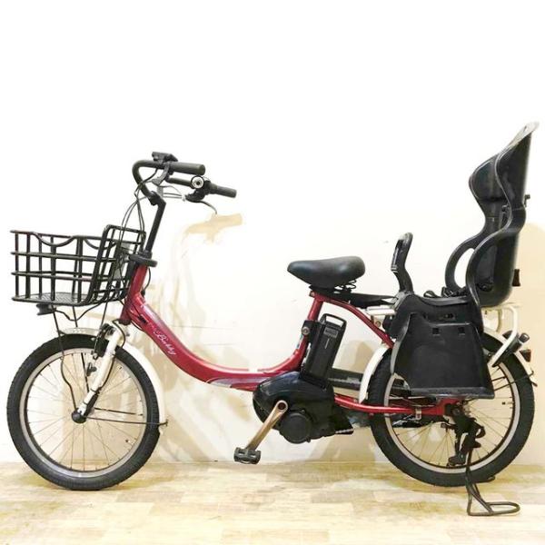 ヤマハ PAS Babby un パス バビー アン レッド×ベージュ 20インチ KF111【中古車】