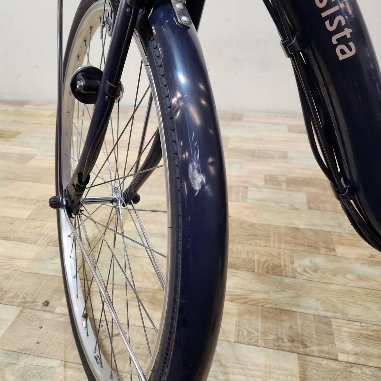 中古電動自転車 ブリヂストン アシスタ ファイン ネイビー 26インチ KY080