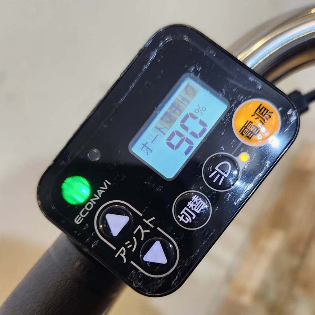 中古電動自転車  パナソニック ビビ スタイル ブラウン 26インチ KA054