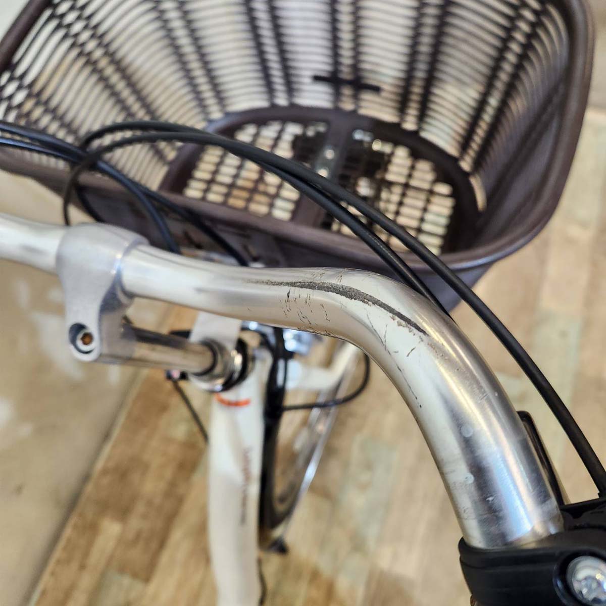 中古電動自転車  ヤマハ PAS ナチュラ XL ホワイト 26インチ KC015 