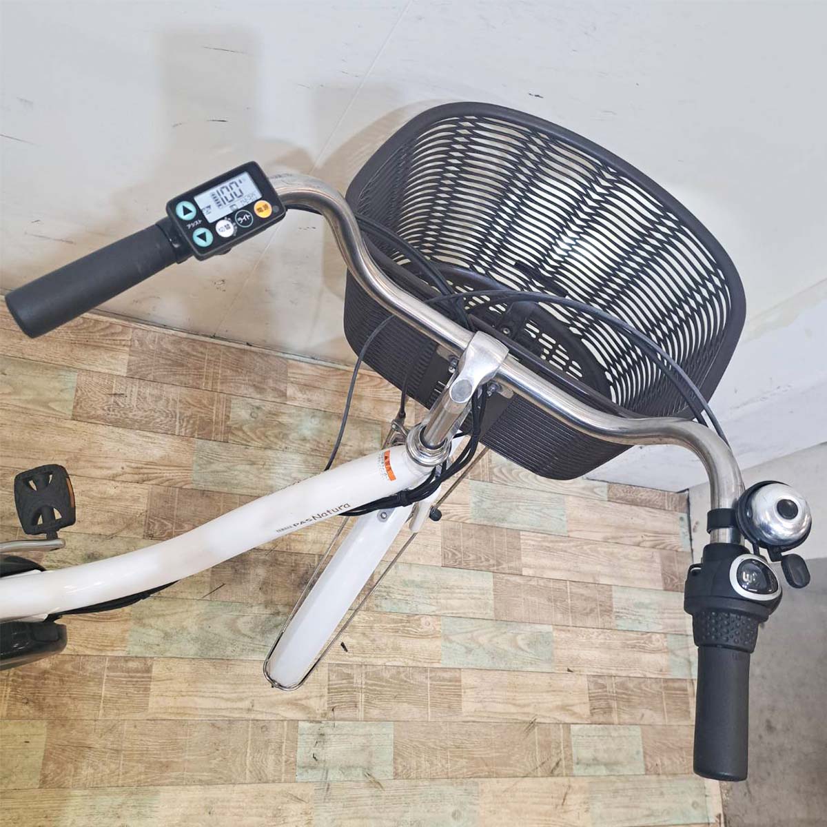 中古電動自転車 ヤマハ PAS ナチュラ XL DX ホワイト 26インチ KC075