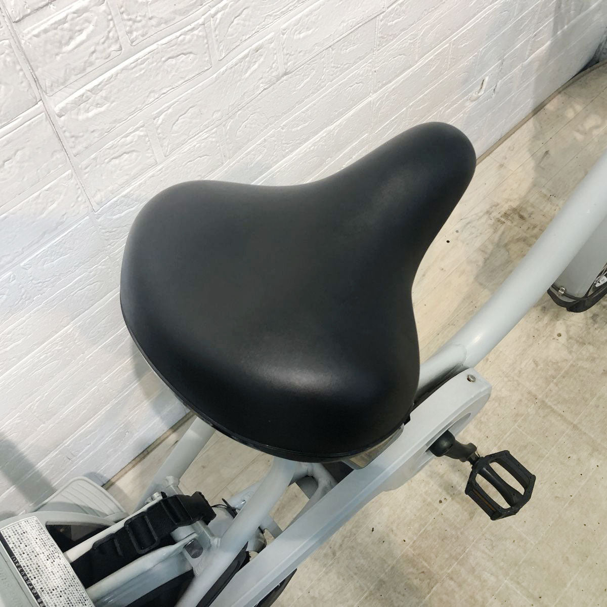 中古電動自転車 新品バッテリー ブリヂストン ビッケモブdd グレー 24×20インチ YH108