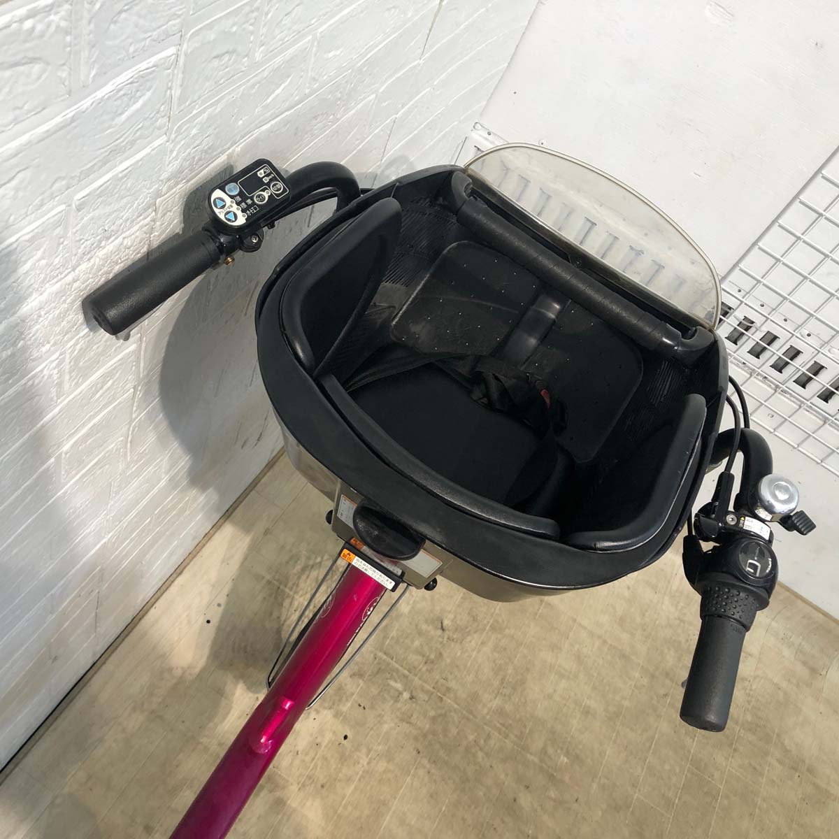 中古電動自転車 ヤマハ PAS Kiss mini パス キッス ミニ ピンク 20インチ YD003
