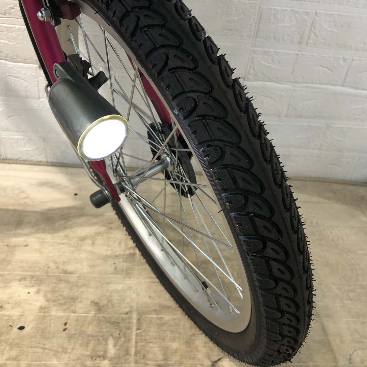 中古電動自転車 ヤマハ PAS Kiss mini パス キッス ミニ ピンク 20インチ YD003