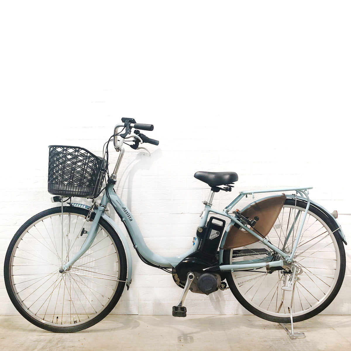 電動自転車 ブリヂストン アシスタ ベーシック ブルー 26インチ YV075 【中古車】