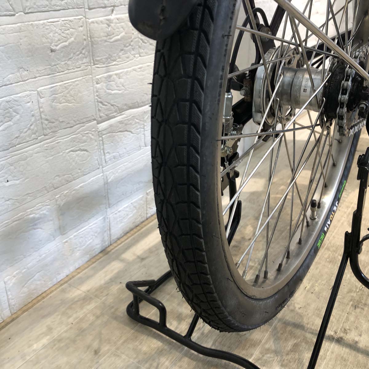 中古電動自転車 パナソニック ギュット ミニ パープル 20インチ YD004