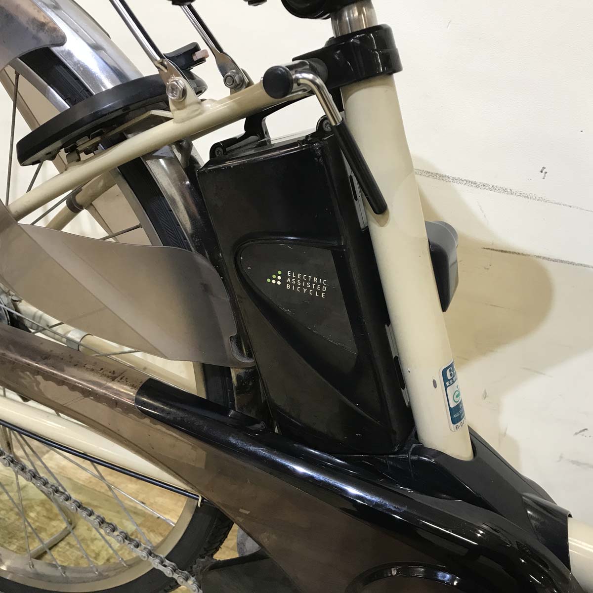 中古電動自転車  パナソニック ビビ スペシャル7 ベージュ 26インチ KB076 