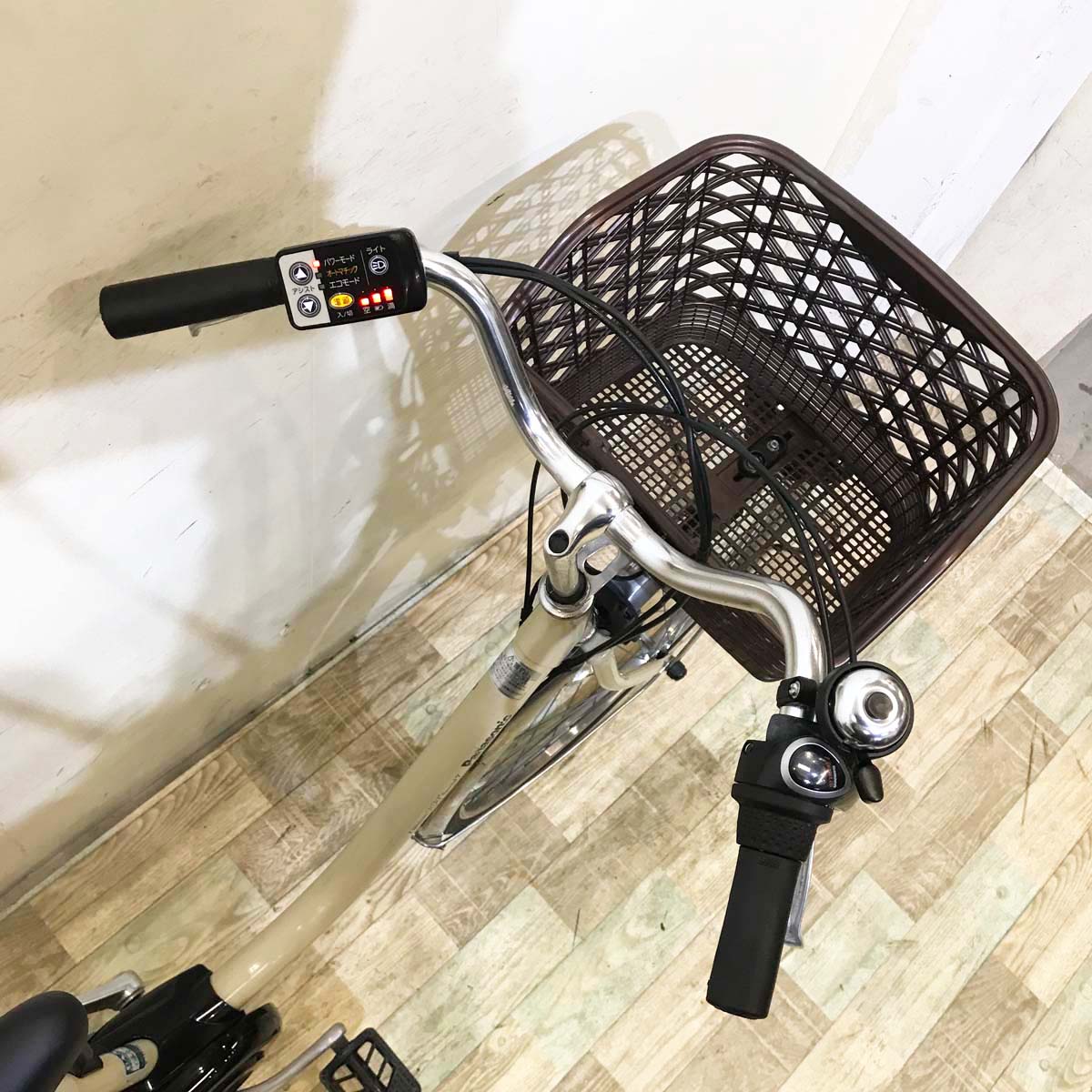 中古電動自転車  パナソニック ビビ スペシャル7 ベージュ 26インチ KB076 