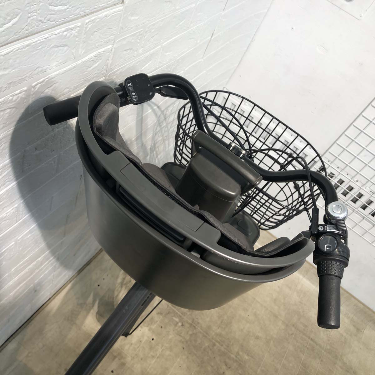 中古電動自転車 ブリヂストン bikke GRI dd ビッケ グリ dd グレー 前24×後20インチ SR416Y