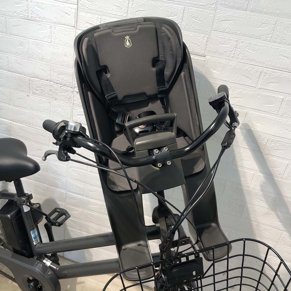 中古電動自転車 ブリヂストン bikke GRI dd ビッケ グリ dd グレー 前24×後20インチ SR416Y