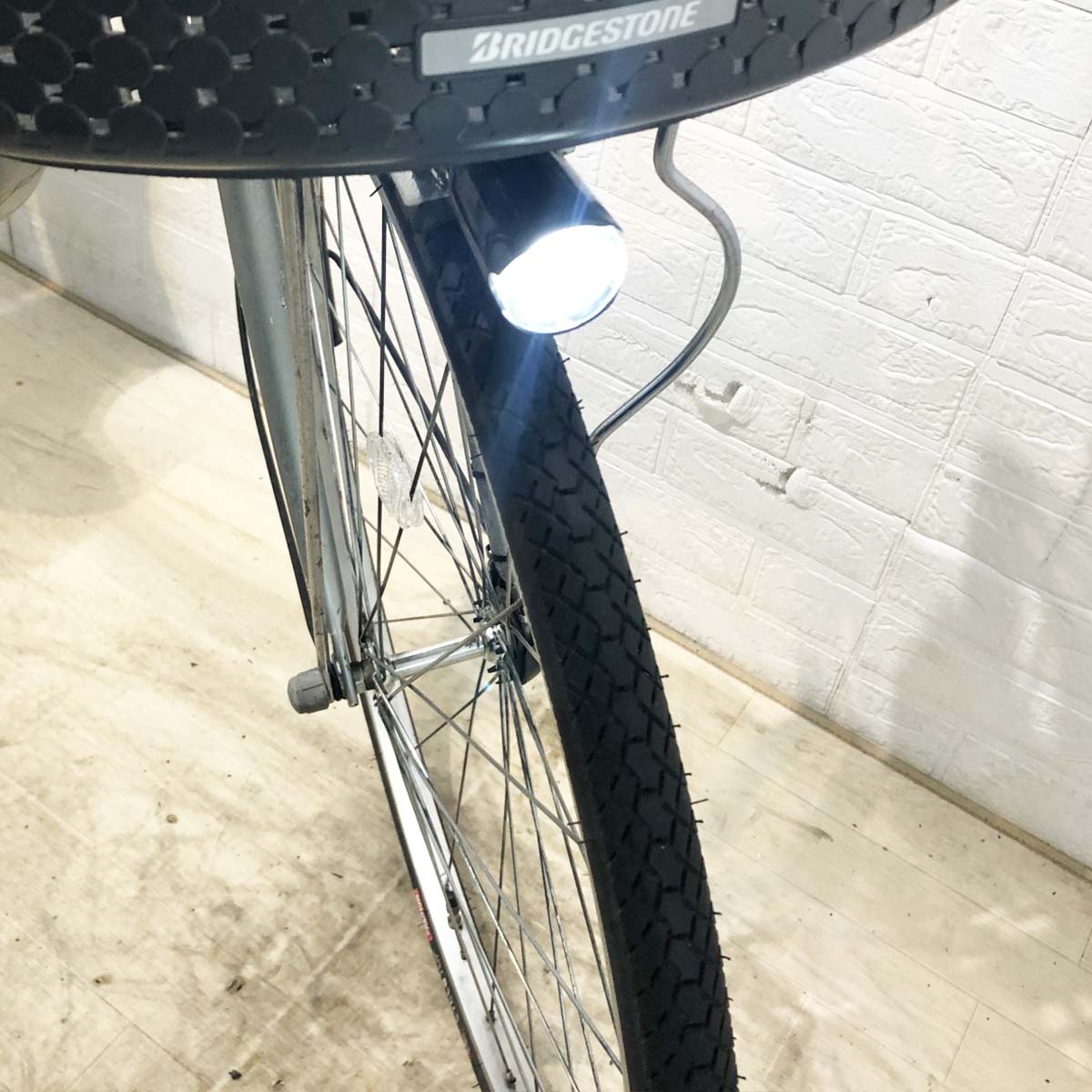 中古電動自転車 ヤマハ PAS チア シルバー 26インチ YI004