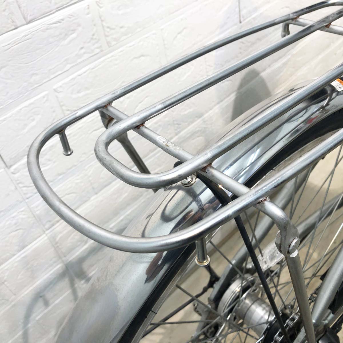 中古電動自転車 ヤマハ PAS チア シルバー 26インチ YI004
